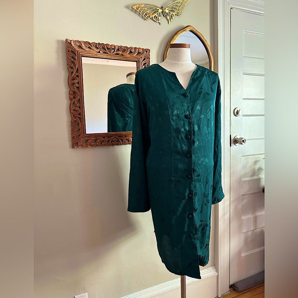Vintage Emerald Green Nighty
